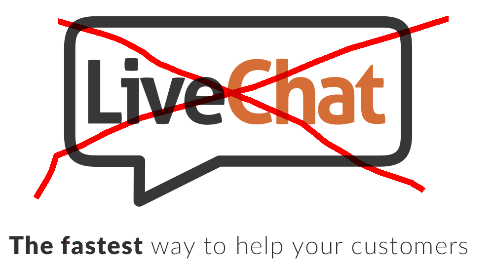 No Live Chat