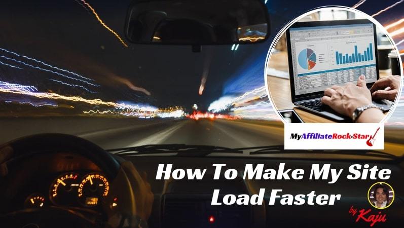 My own technique will get your site loading faster so you can start making money at home online 
