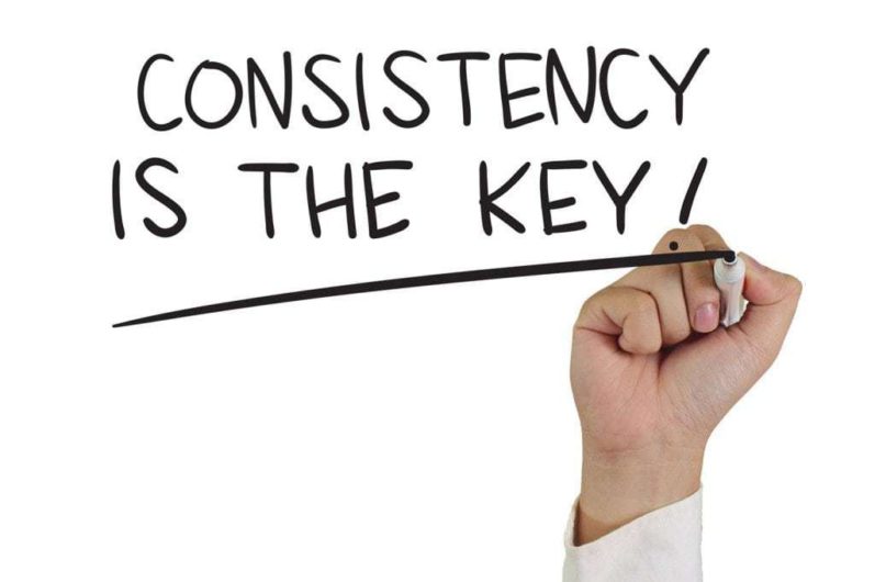 building blocks to success requires consistency
