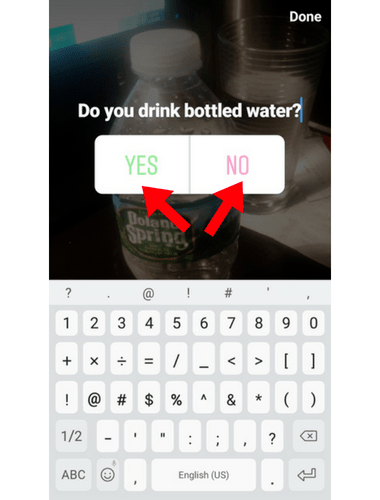 Do you drink bottle water?