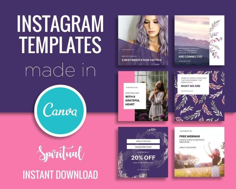 Create beautiful Instagram templates in Canva