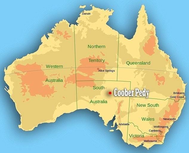 Where is Coober Pedy, in Southern Australia