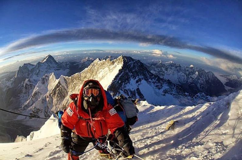 Sherpa on Mount Everest