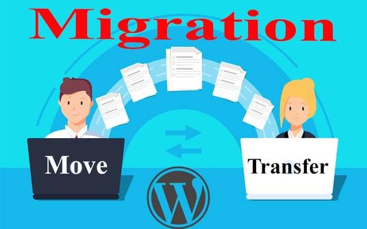 how to migrate a WordPress Site free, import site to new host